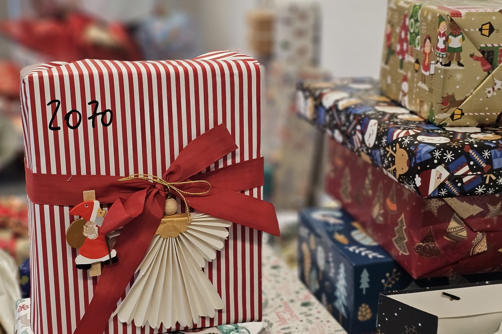 Der Hemminger Weihnachtsmann hat viele Gesichter